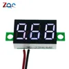 Voltmètre à affichage à 3 chiffres DC 4.7 ~ 32V, Mini voltmètre numérique LED, 0.36 pouces, panneau blanc, testeur de tension ► Photo 1/6