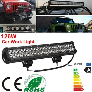 

DE STOCK! 12V LED Work Light Bar 20"INCH 126W Combo Beam Offroad LED Light Bar LED Driving Lamp For Car Tractor Fog Light
