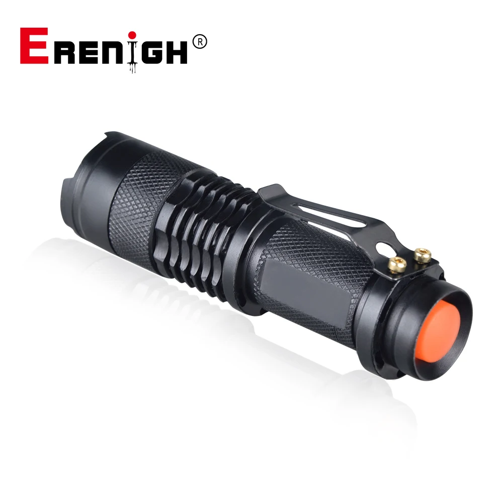 

Adjustable Focus Mini Flashlight CREE Q5 2000 Lumens LED Flashlight Torch Lantern AA 14500 Torch Linterna LED Mount