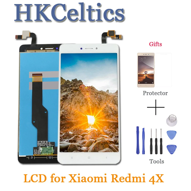 ЖК дисплей 5 0 дюйма для XIAOMI Redmi 4X с сенсорным экраном и рамкой сменный Pro Prime|Экраны