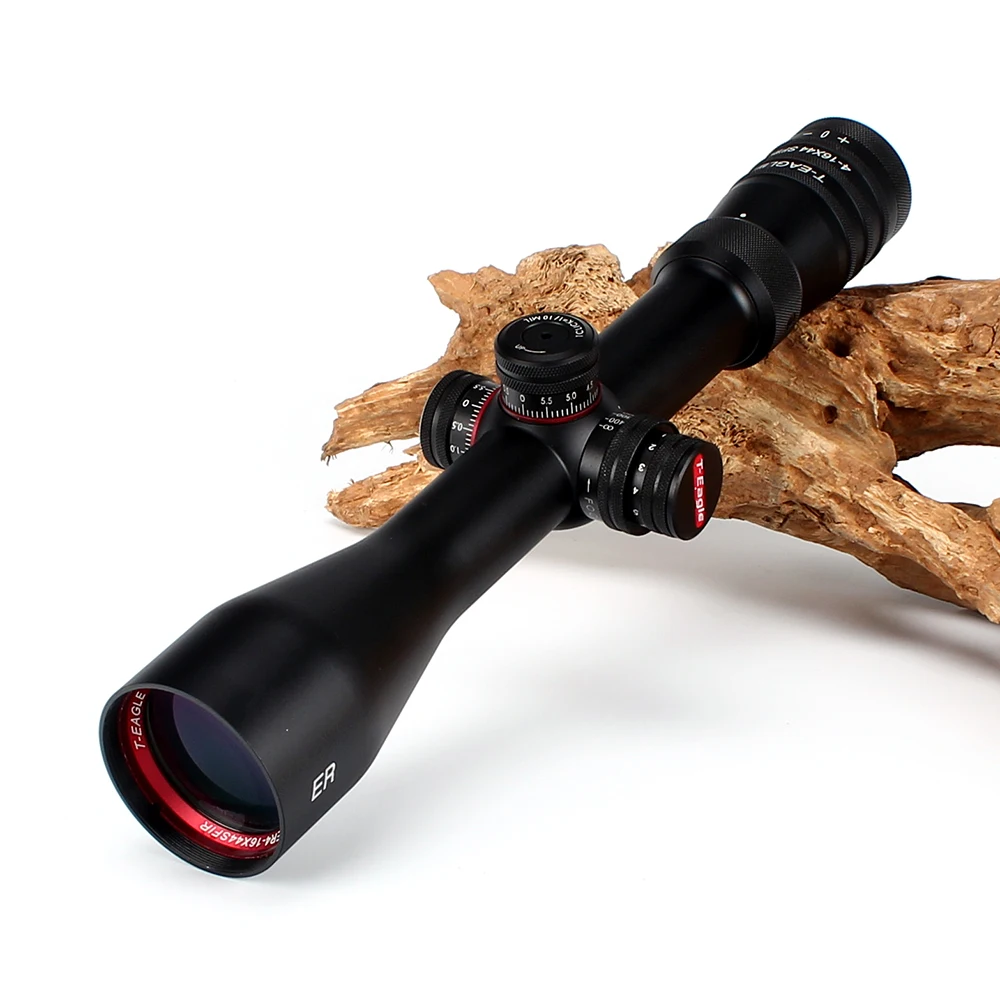T-Eagle ER 4-16X44 SFIR Hunting Riflescope Side Parallax Glass Etched Reticle Turrets Lock Reset Built-in Bubb Level Rifle Scope (3)