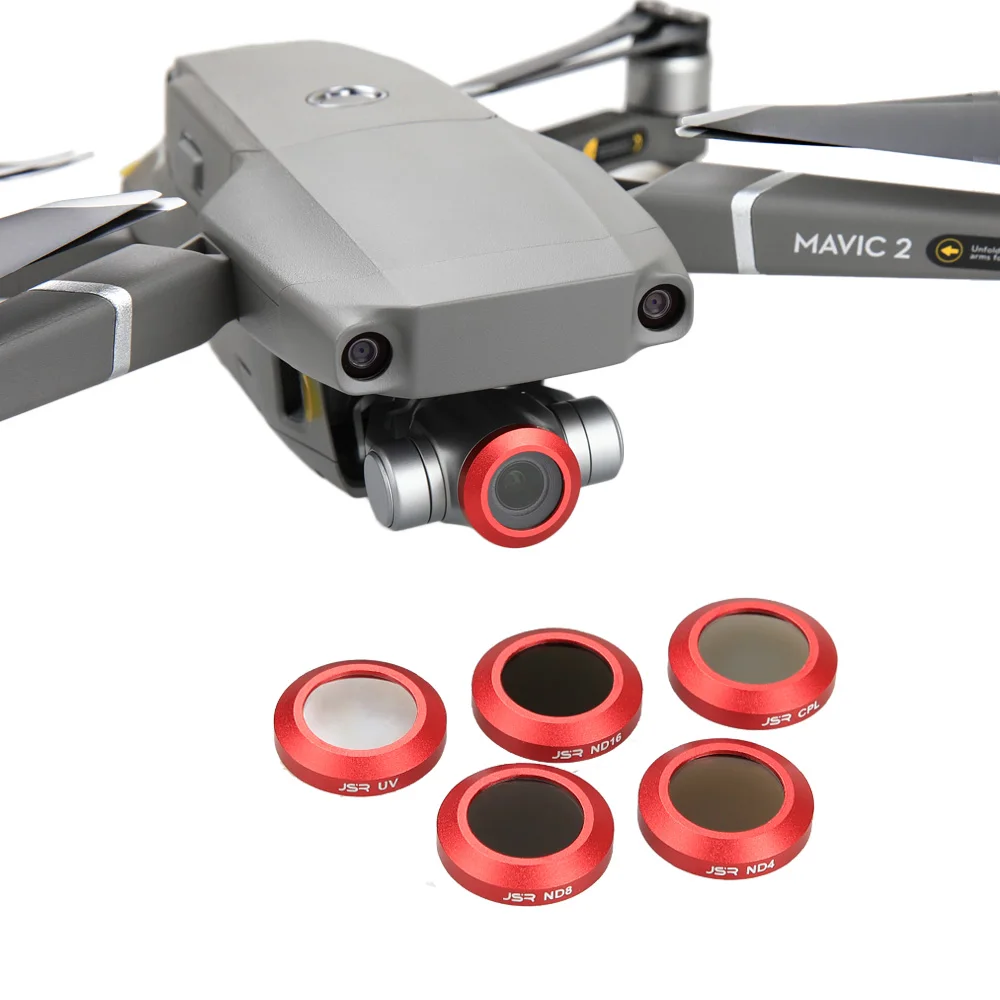 Фильтр для объектива камеры UV ND4 ND8 ND16 ND32 квадрокоптера DJI Mavic 2 Zoom RC с 4K HD