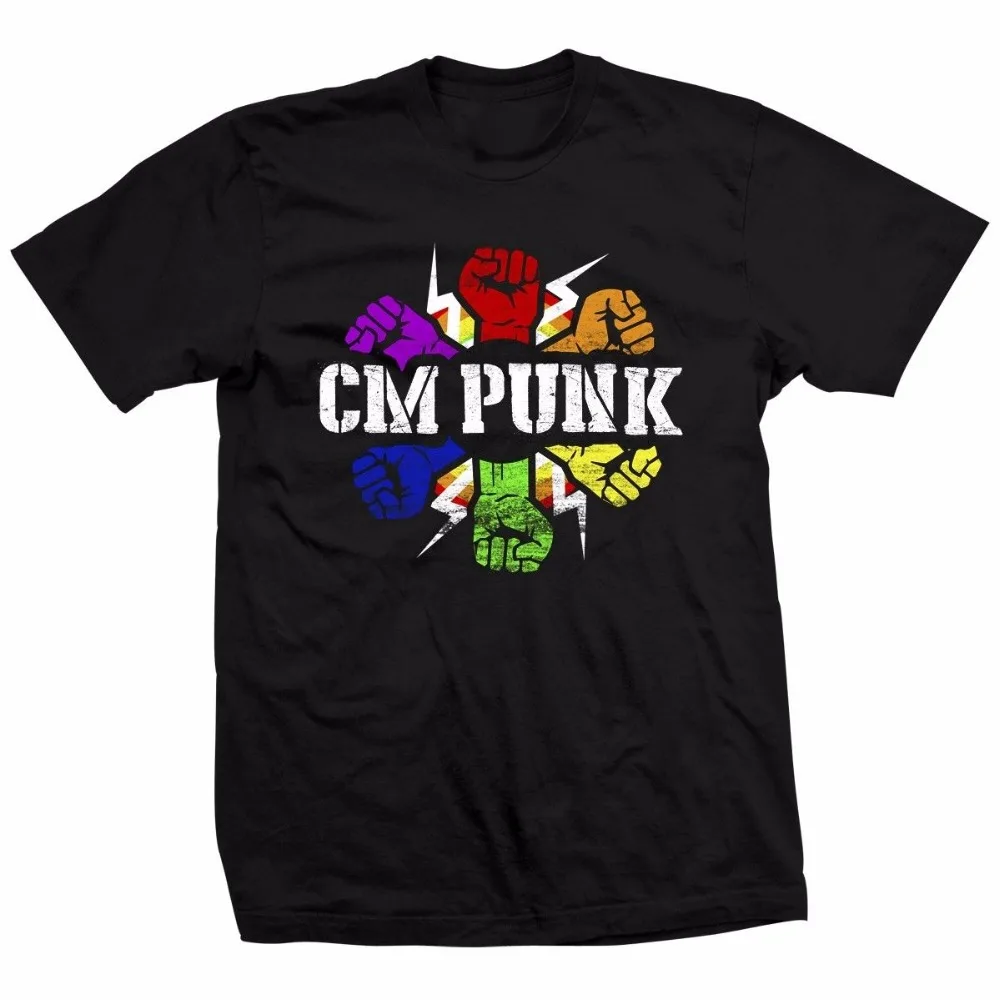 

New 2019 Cotton T-Shirt Summer O-Neck Tops Tees Cm Punk Pride Offiziell Bis Best In The World T Shirt Hoodies
