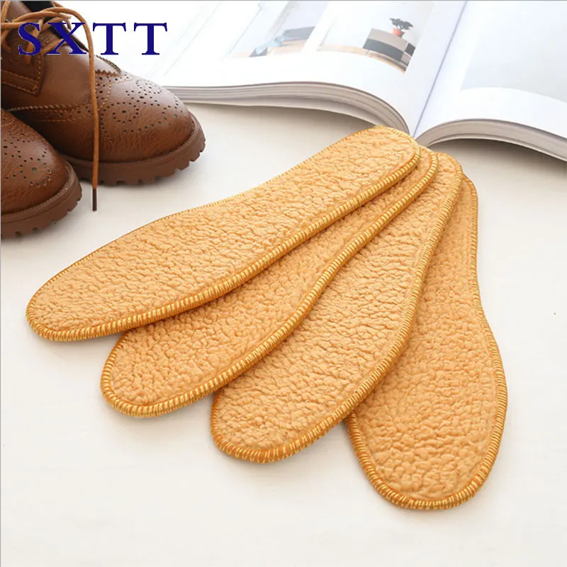SXTT-1Pair النساء الرجال الشتاء الدافئة الحرارية أحذية النعال رشاقته لينة مبطن حذاء يصعب waering لينة الراحة هايت الجودة