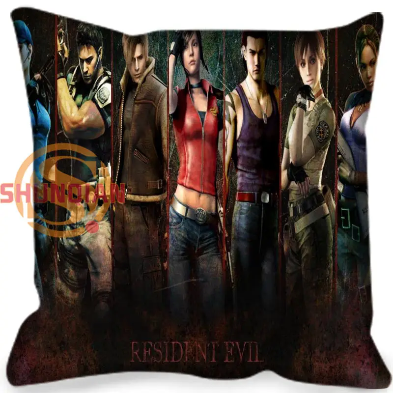 

New arrival resident Evil Style throw Pillowcase Square Zippered Pillow Cover Custom Gift H@0209-129