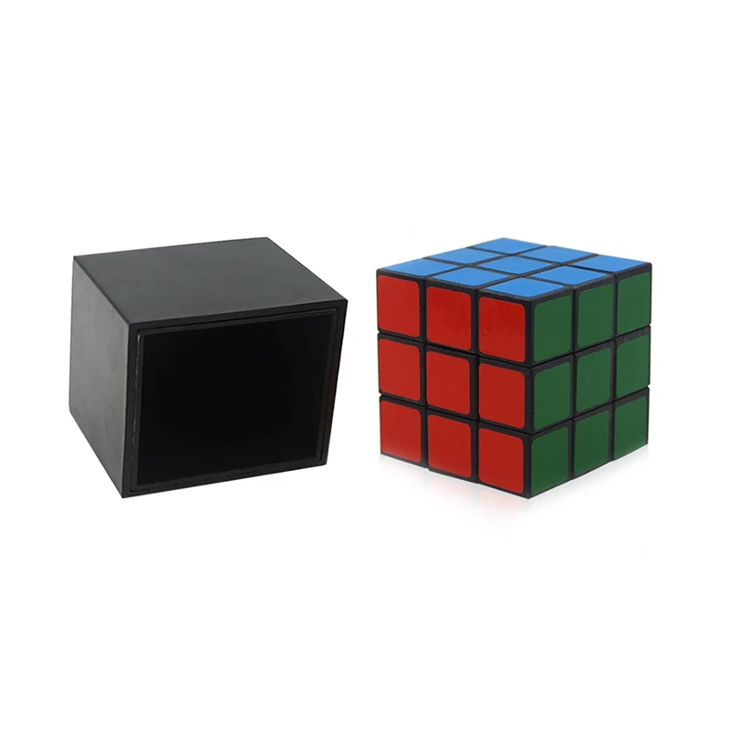 

Kids Stickerless Magical Stressrelief Cube Plastic Speed Cube with Box Child for Children Learning Education Toy Adult Play Toy