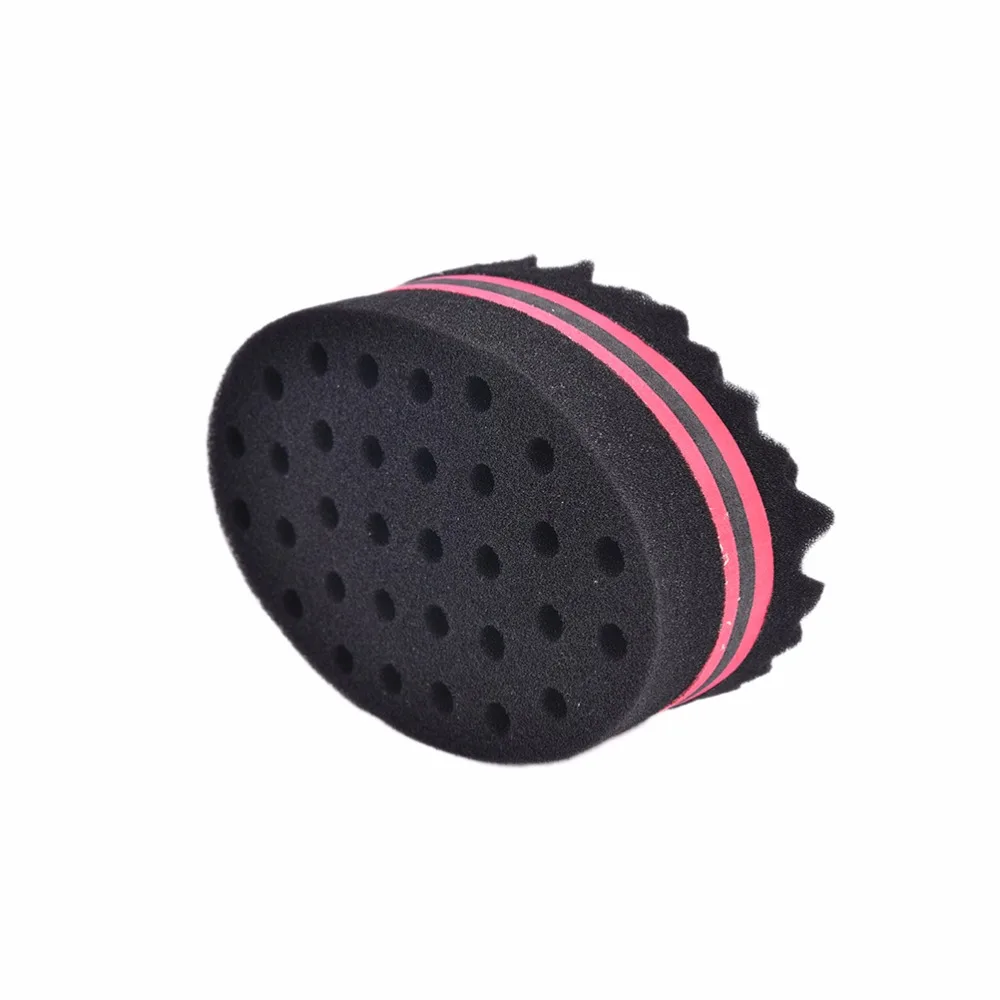 Double Sides Magic twist hair brush sponge Wave Barber Hair Brush