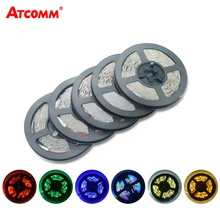 5M 3528 RGB LED Strip Light 300 LEDs DC 12V Red Green Blue Warm White Cool White Flexible SMD 3528 LED Diode Ribbon Tape Lamp
