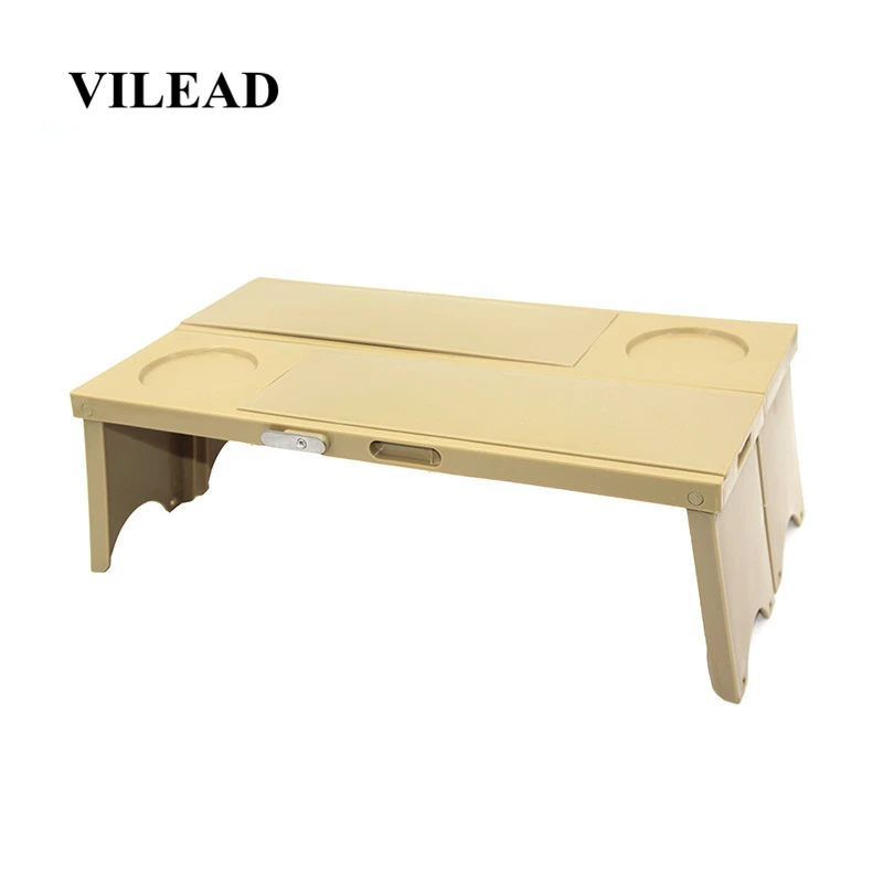 

VILEAD Portable Mini Splicing Picnic Table Beach Camping Hiking BBQ Plastic Ultralight Folding Waterproof Foldable 39*22*13 cm
