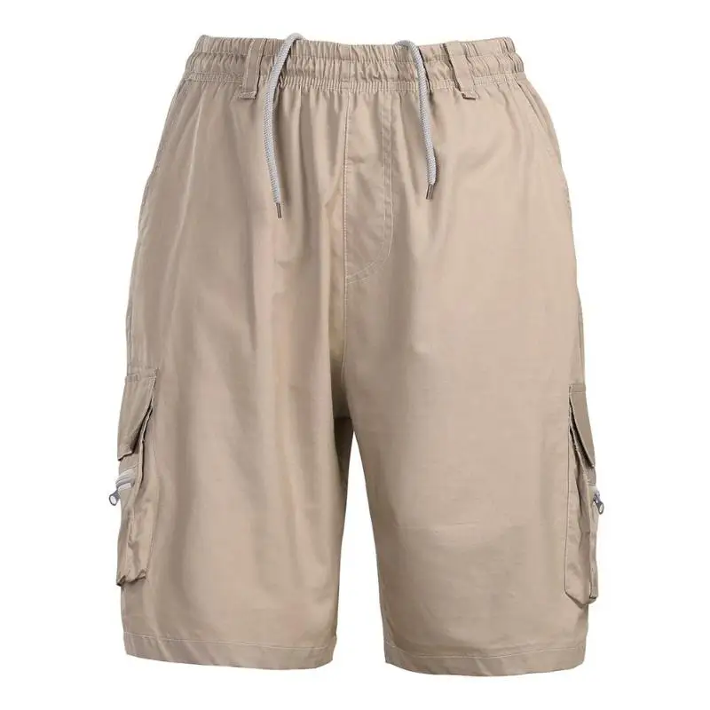 Новые мужские шорты-Карго повседневные свободные короткие штаны камуфляжные военные Летний стиль до колена плюс размер 10 видов цветов