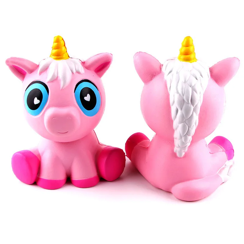 

1pcs Squishy Slow Rising Kawaii Unicorn Toys For Kids Jumbo Soft Animal Figurines Squeeze gift antistress lol toys for children