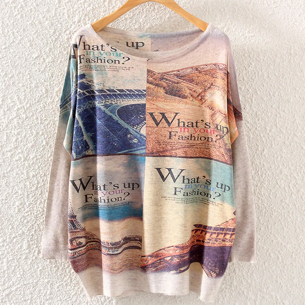 2017 Womens knitted Sweater Ladies Christmas Batwing Long Sleeve Color Loose Knit Sweater Knitwear Tops Pull Femme Sweater HTB1.d3sf93PL1JjSZFtq6AlRVXaY - 2017 Womens knitted Sweater Ladies Christmas Batwing Long Sleeve Color Loose Knit Sweater Knitwear Tops Pull Femme Sweater