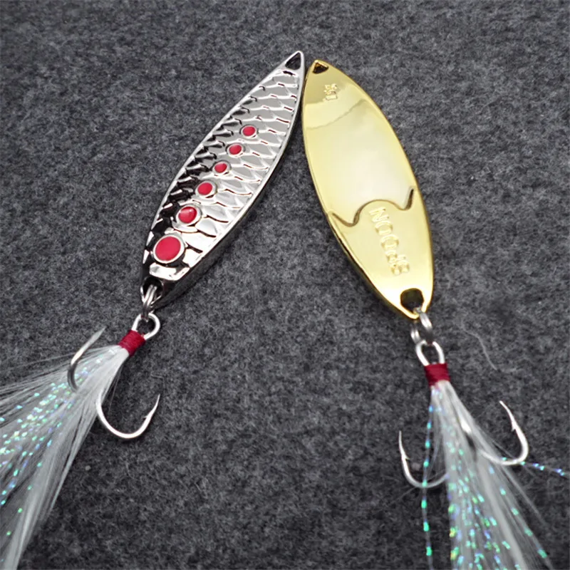 VIB الصيد 5g/7g/10g/3g/15g ضوء السحر طعم صيد معدن ملعقة الشتاء الصيد جيدة ل الصيد الأخطبوط القفز إغراء الصلب الجليد الطعم شاد