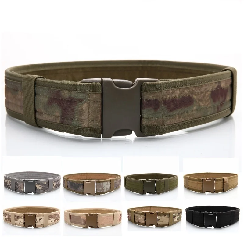 

CQC 2 Inch Adjustable Nylon Duty Tactical Waist Belt Buckle Men Outdoor Hunting Military Army Combat Waistband