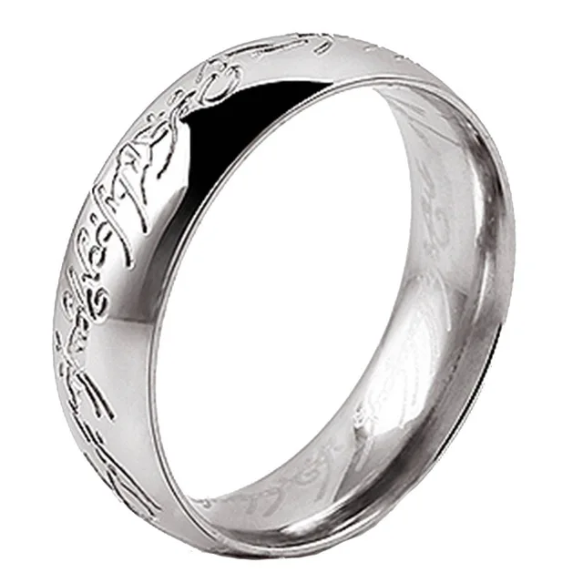 2019 Midi Stainless Steel Hobbit One Ring of Power Gold the Lord of the ...