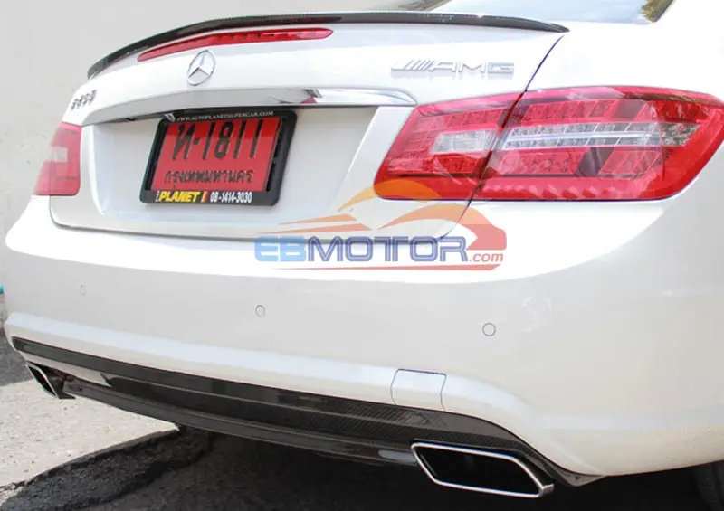 REAR CARBON FIBER DIFFUSER FOR MERCEDES BENZ W207 2DR COUPE E550 E500 E350 AMG SPORT PACKAGE
