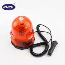 AEING 1* 12V/24V LED Car Truck flash Warning light Beacon Strobe light Emergency Light Amber Warning Light/Magnetic Mount/Plug