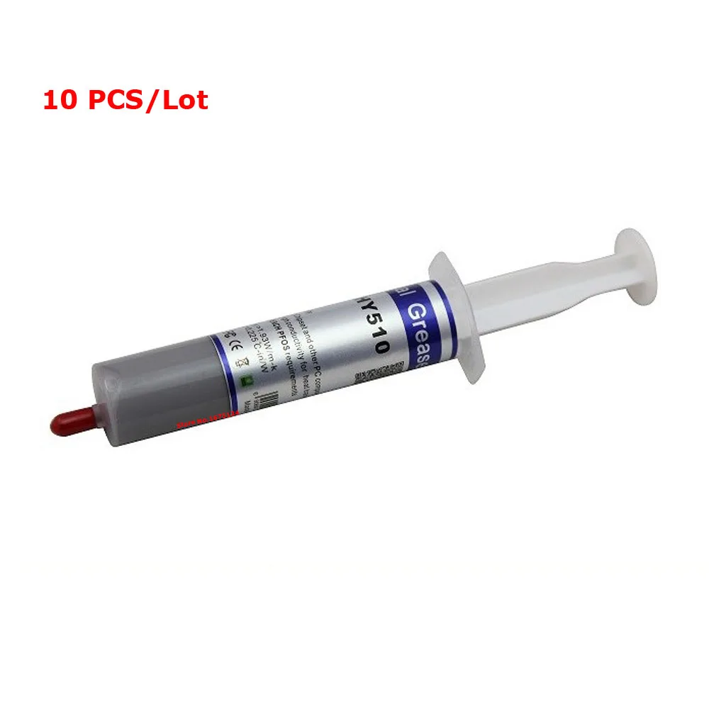 10 PCS lot Thermal Grease Paste Contain Silver Silicone Heatsink 