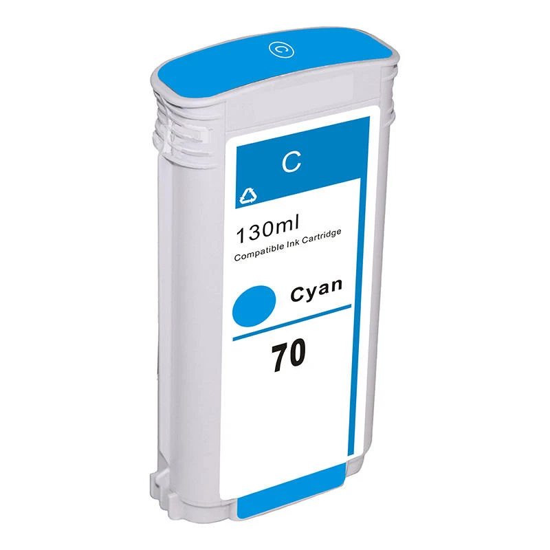 Чернильный картридж cyan совместимый с hp70 дизайнерские чернила Z2100 Z3100 Z3200 Z5200 1x70|ink