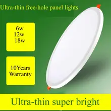 6 Вт 12 Вт 18 Вт регулируемый угол луча СВЕТОДИОДНЫЙ панельный свет CRI 85 супер яркий поверхностный теплый белый 3000 К холодный белый 6000 К натуральный белый UL