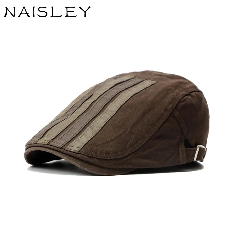 NAISLEY Unisex Adjustable Autumn Retro Cap Cotton Berets Outdoor Beret