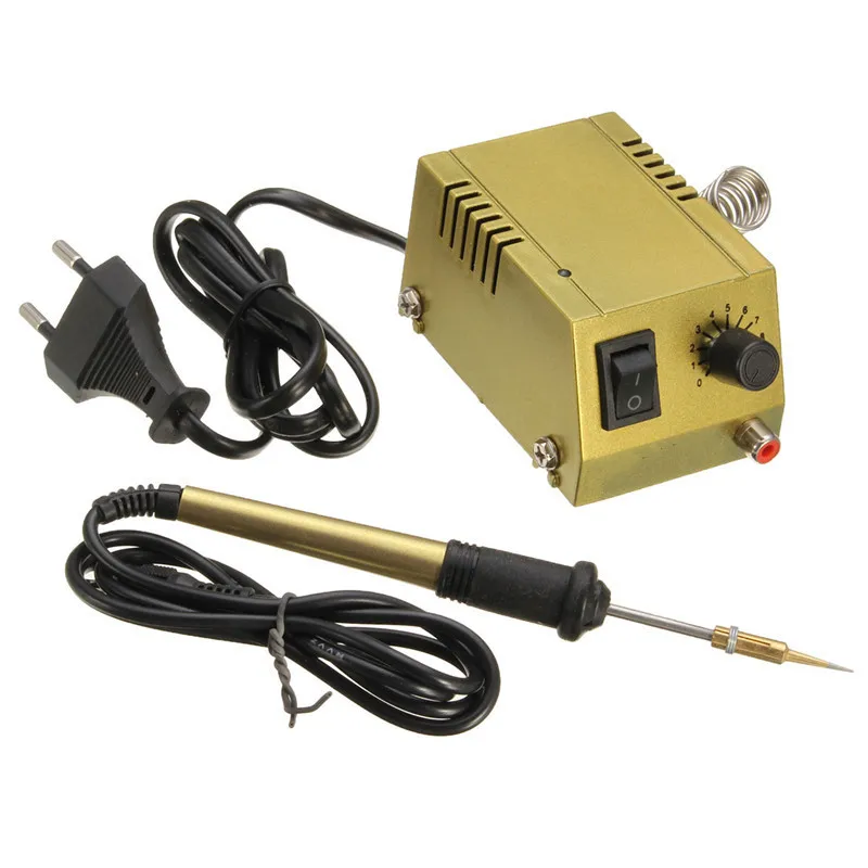 

AC 220V 18W Thermostatic Soldering Station Solder Iron Power Adjustable Mobile Phone Board Computer Repair Welding Machine Tool