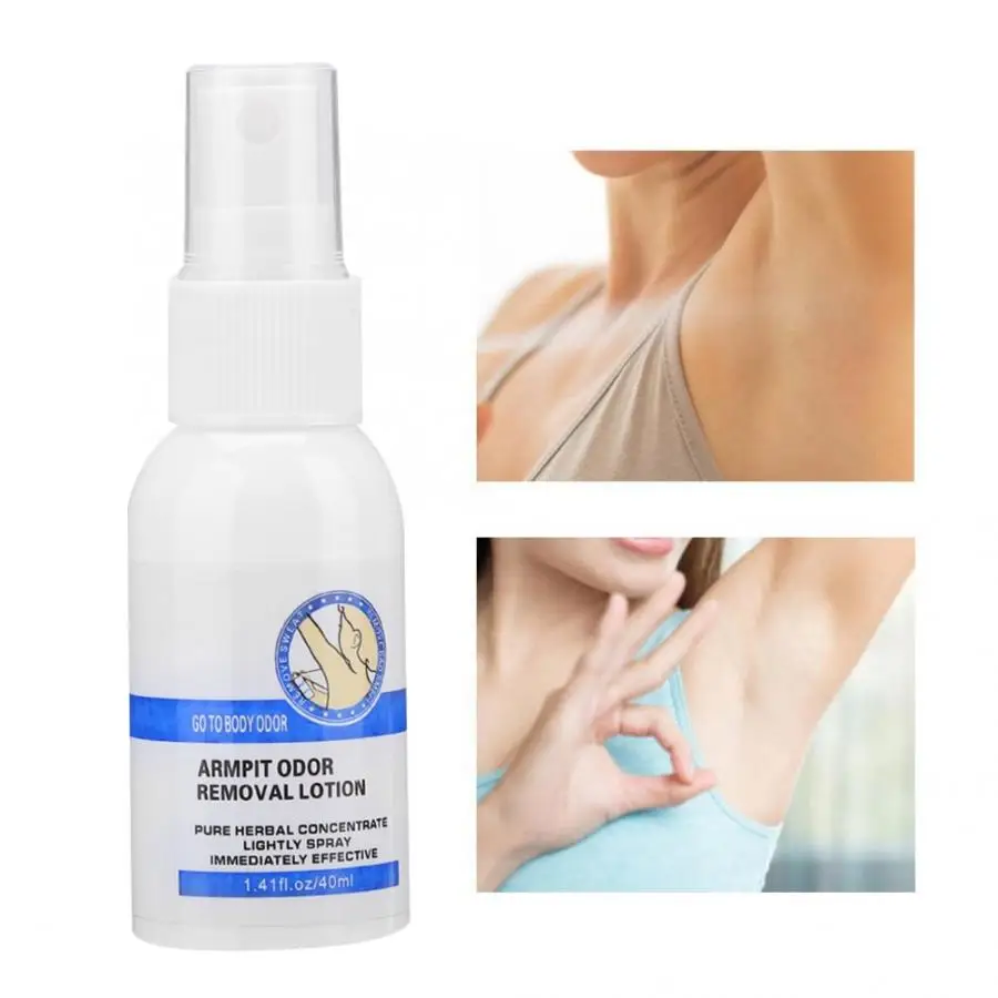 

40ml Armpit Sweat Odor Spray Body Odor Remover Liquid Antiperspirants Underarm Body Care