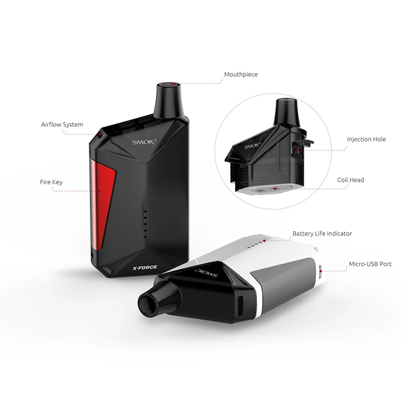 Vape SMOK X Force Kit Vaporizador с аккумулятором 2000 мАч электронная сигарета VS ручка 22cigarro