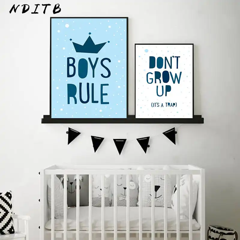 Cartoon Baby Nursery Quote Canvas Poster Print Minimalist Wall Art Painting Nordic Kids Decoration Pictures Boys Bedroom Decor Mesmerizing Baby Boy Bedroom Design Ideas Minimalist Cartoon Baby Nursery Quote Canvas Poster Print Minimalist Wall Art Painting Nordic Kids Decoration Pictures Boys Bedroom Decor Mesmerizing Baby Boy Bedroom Design Ideas Minimalist