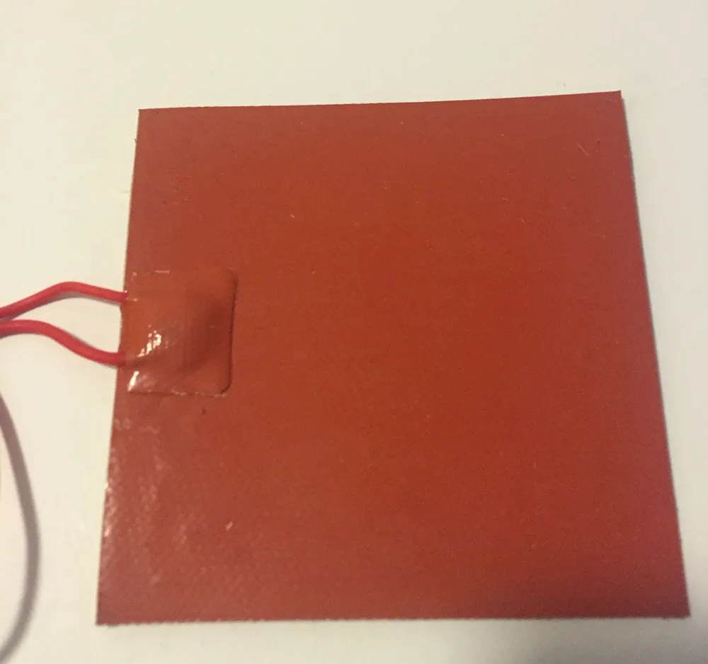 

100x100mm 150w 24v silicone riscaldatore silicone heating pad/element Used for High speed copier with ink Electric Heating Pads