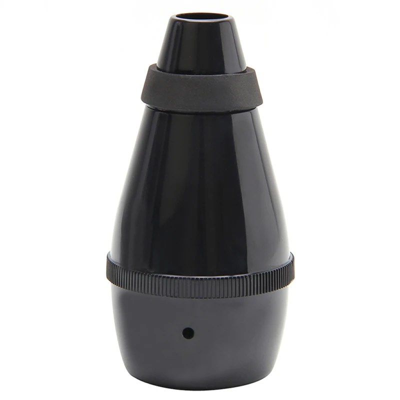 Светильник, пластиковый глушитель, прямая сурдинка, глушитель для инструментов, аксессуары, 3 цвета - Цвет: Черный