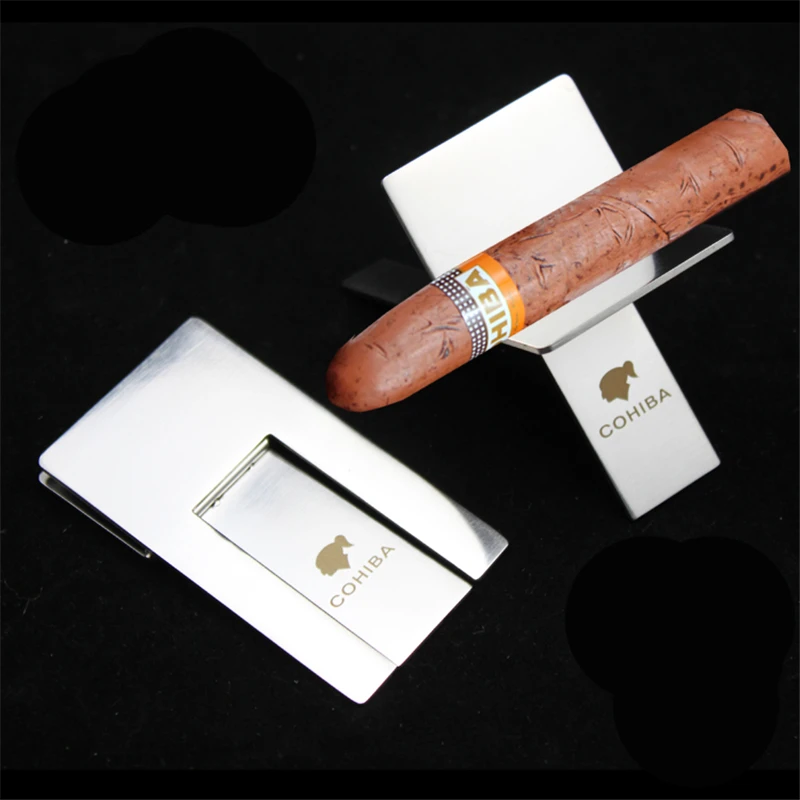 Smoker Foldable Cigar Stander Stainless Steel Cigar Holder High Quality Cigar Ashtray Holder