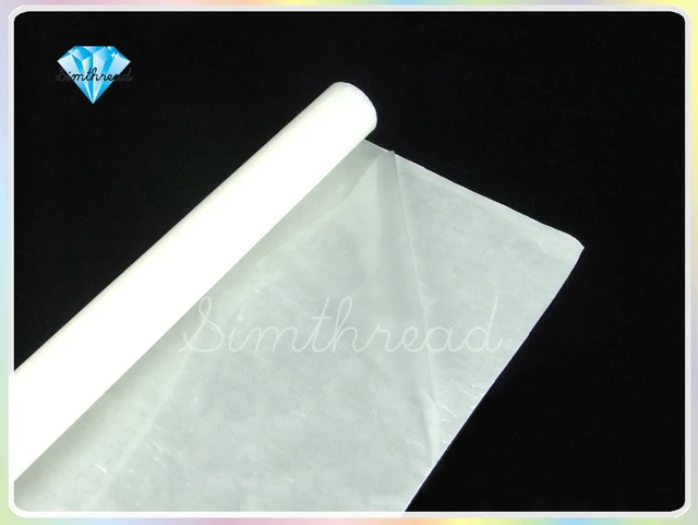NEW ARRIVAL Heat Press Iron-on Embroidery Fusible Stabilizer embroidery  patches backing 18 X 1 yards - AliExpress