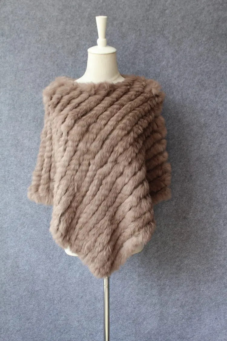 2018 Lady Faux Rabbit Fur Poncho Weave Autumn Winter Shawl Fashion Patchwork Fur Sweater Casual Batwing Sleeves Pullovers 2018 Lady Faux Rabbit Fur Poncho Weave Autumn Winter Shawl Fashion Patchwork Fur Sweater Casual Batwing Sleeves Pullovers