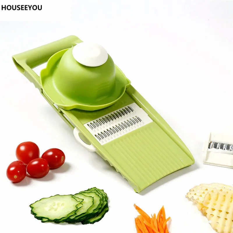 Multi Vegetable Slicer & Grater Kitchen Set Cooking Tools Potato Slicer
