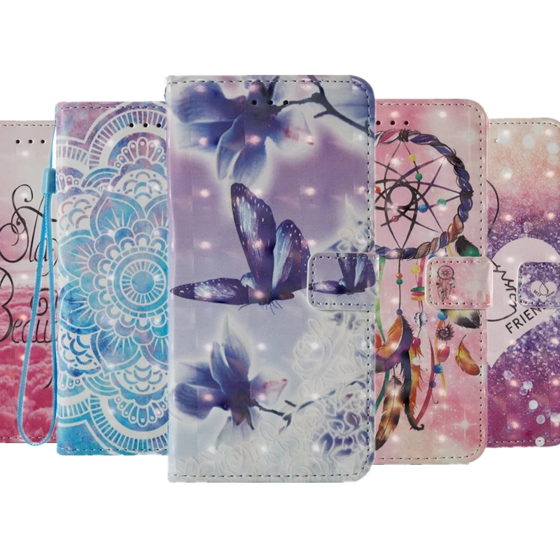 

New 3D Painted PU Leather Soft Silicone Back Phone Case Cover For LG Stylus3 High Quality Luxury Phone Case for lg stylus3 5.7''