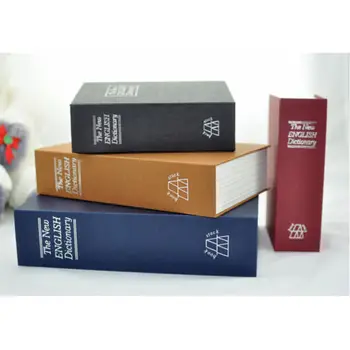 

2016 New Very large Dictionary Secret Book Money Hidden Secret Security Safe Lock Cash Money Jewellery Locker Box 26.5x20x6.5cm