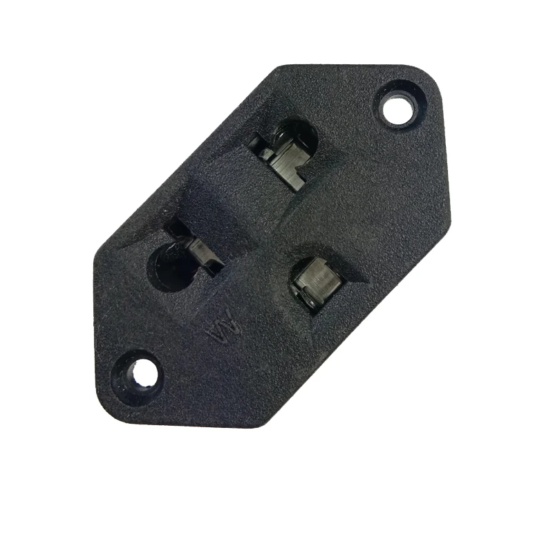 

AC power socket Black Plastic AC 250V 10A Panel Mount US Outlet Power Socket Electrical Socket female power connector
