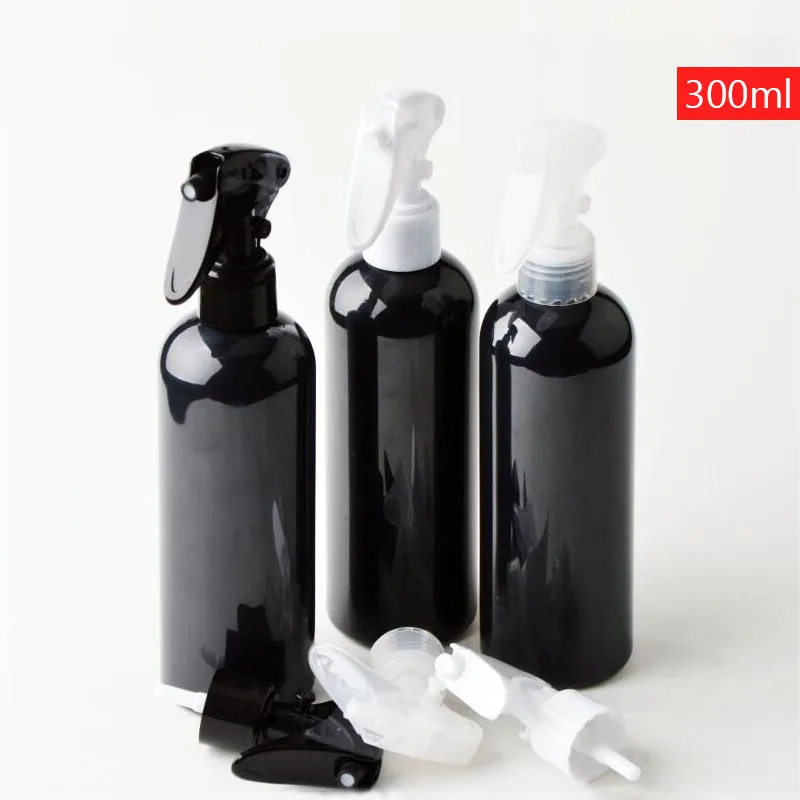 10PCS/lot 300ml Back plastic Salon Barber Hair Spray Bottles for