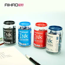 70 шт./упак. голубой темно-синий стираемая ручка заправки зажигалок Универсальный перьевая ручка чернильный мешок картриджи для ручки с гелевыми чернилами Канцелярские Принадлежности