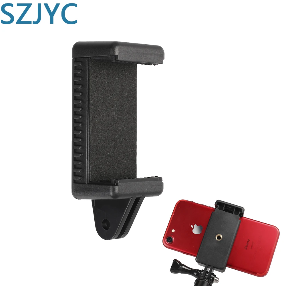 

JYC Universal Smart phone Clip Phone Holder for Go Pro Tripod Mount Attachment Gopro 7 6 5 4 3 2 1