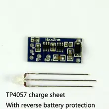 Литиевая батарея зарядка совета tp4057 1A DIY 18650 литий-полимерный аккумулятор полярности