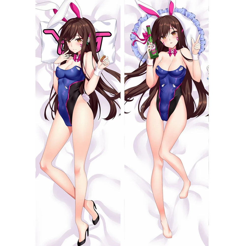 Аниме JK игры D. Va hana песня одежда заплыва костюм вид Dakimakura косплэй средства ухода за кожей подушки детские чехол Dva декоративная подушка