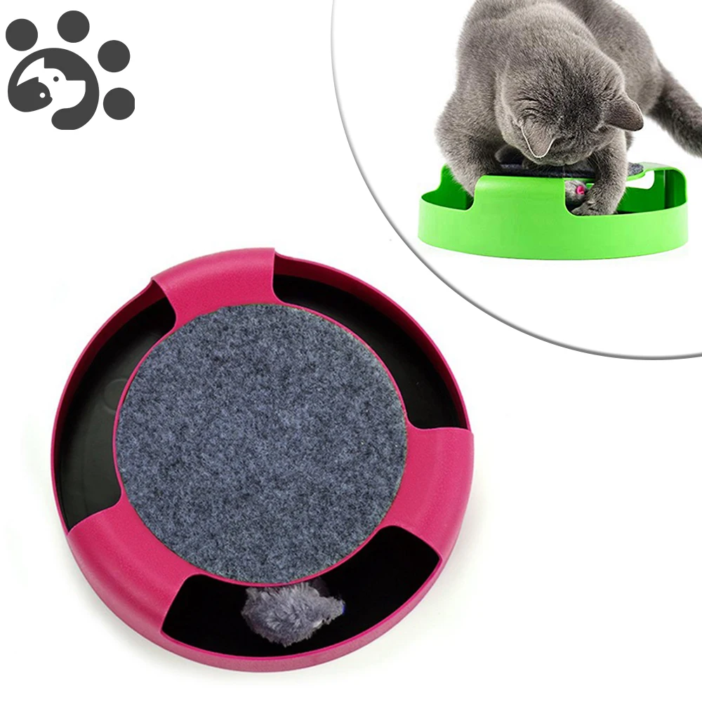 

Cat Toy Ineractive Hidden Mouse Mice Rotating Playboard Toys Cat Amusement Turntable Cat Dog Toys for Small Dogs Pet TY0057