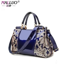 Malluo mujeres bolsos de lujo bolsos del diseñador de las señoras bolsa de mensajero bolsa feminina mujeres del cuero genuino bolso de marca famosa
