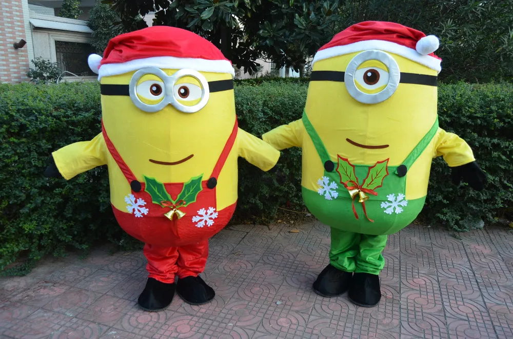 hot sale santa claus despicable me christmas minions mascot costume christmas outfit fancy dress suit carnival factory outlet in mens costumes from novelty - Christmas Minions hot sale santa claus despicable me christmas minions mascot costume christmas outfit fancy dress suit carnival factory outlet in mens costumes from novelty - Christmas Minions