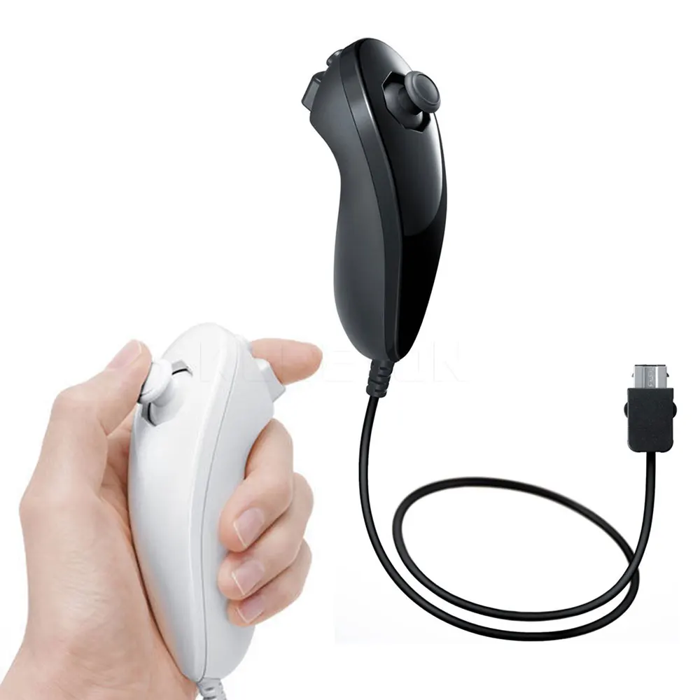 5 цветов игровой контроллер для nunchuk nunchuck контроллер пульт дистанционного управления для wii силиконовый чехол