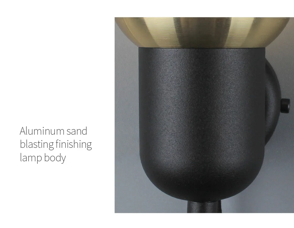 Современный настенный светильник Aisilan с AC85-260v магнитным притяжением в скандинавском стиле, креативный настенный светильник для спальни, кабинета, коридора