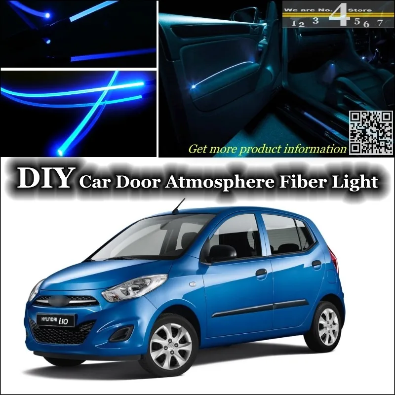 Us 21 85 13 Off For Hyundai I10 Grand Xcent Inokom For Dodge I 10 Interior Ambient Light Tuning Atmosphere Fiber Optic Band Lights Door Panel In