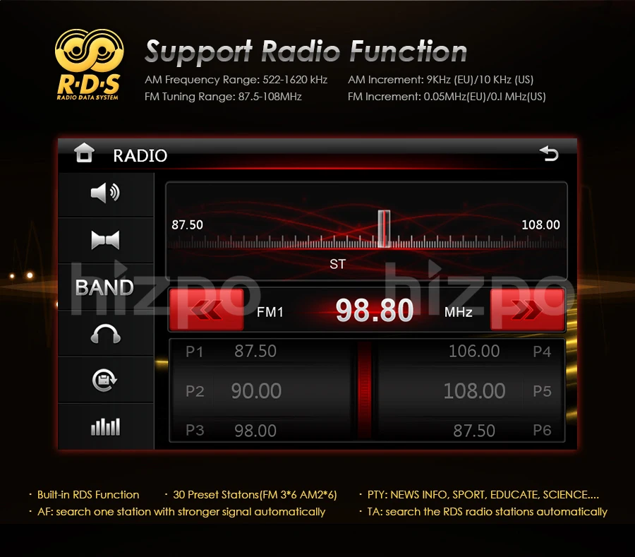 Sale 7 "Double 2 Din Car DVD Player AutoRadio for Mazda 3 2004-2009 Head Unit with GPS Bluetooth, USB, CD, 3G Navigation Free Camera 11